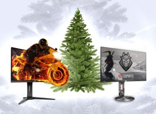 Κρατήστε χώρο κάτω από το Χριστουγεννιάτικο δέντρο για τις gaming οθόνες G1 Series της AOC 229