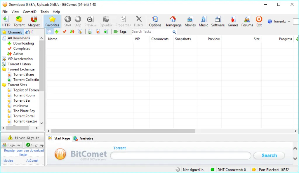 BitComet 1.95 Bitcom10