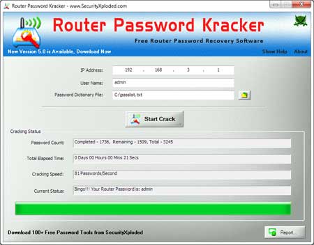 Router Password Kracker 7.0 - Βρίσκει τον χαμένο κωδικό του ρούτερ σας Router10
