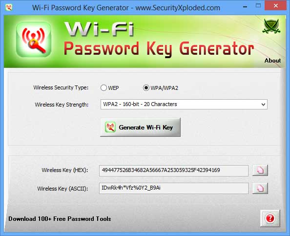 Wi-Fi Password Key Generator 9.0 Wifipa10