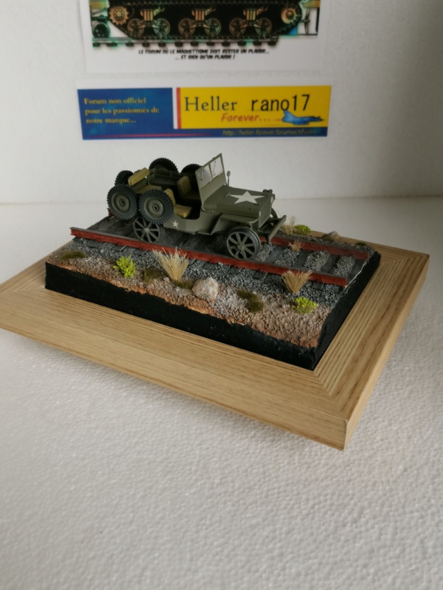 Jeep Willys sur rail , Italeri 1/35 2520