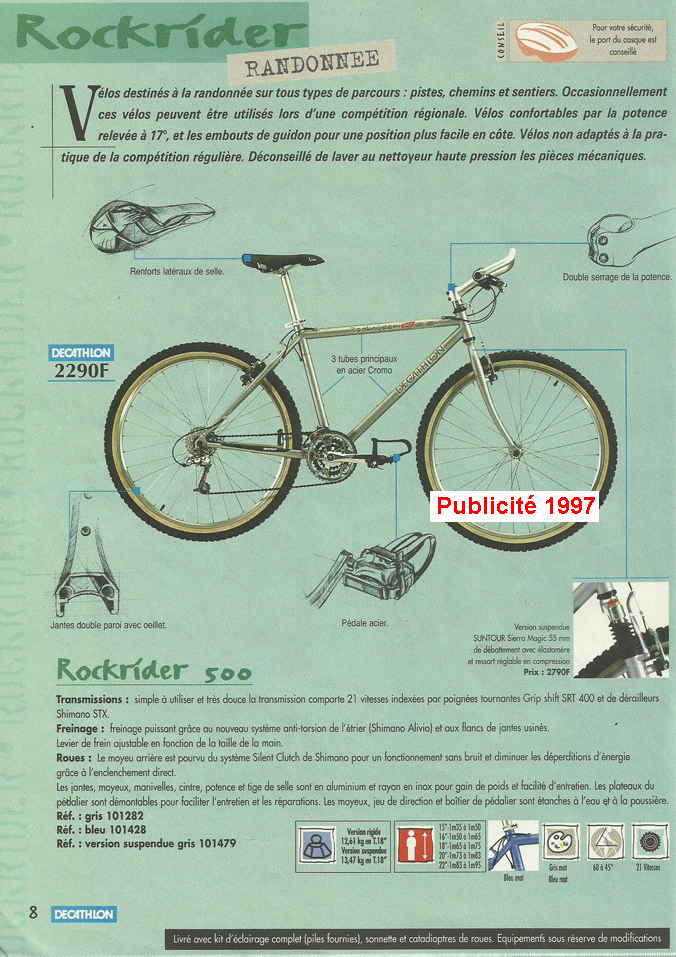 Rockrider 520 caracteristique hot sale