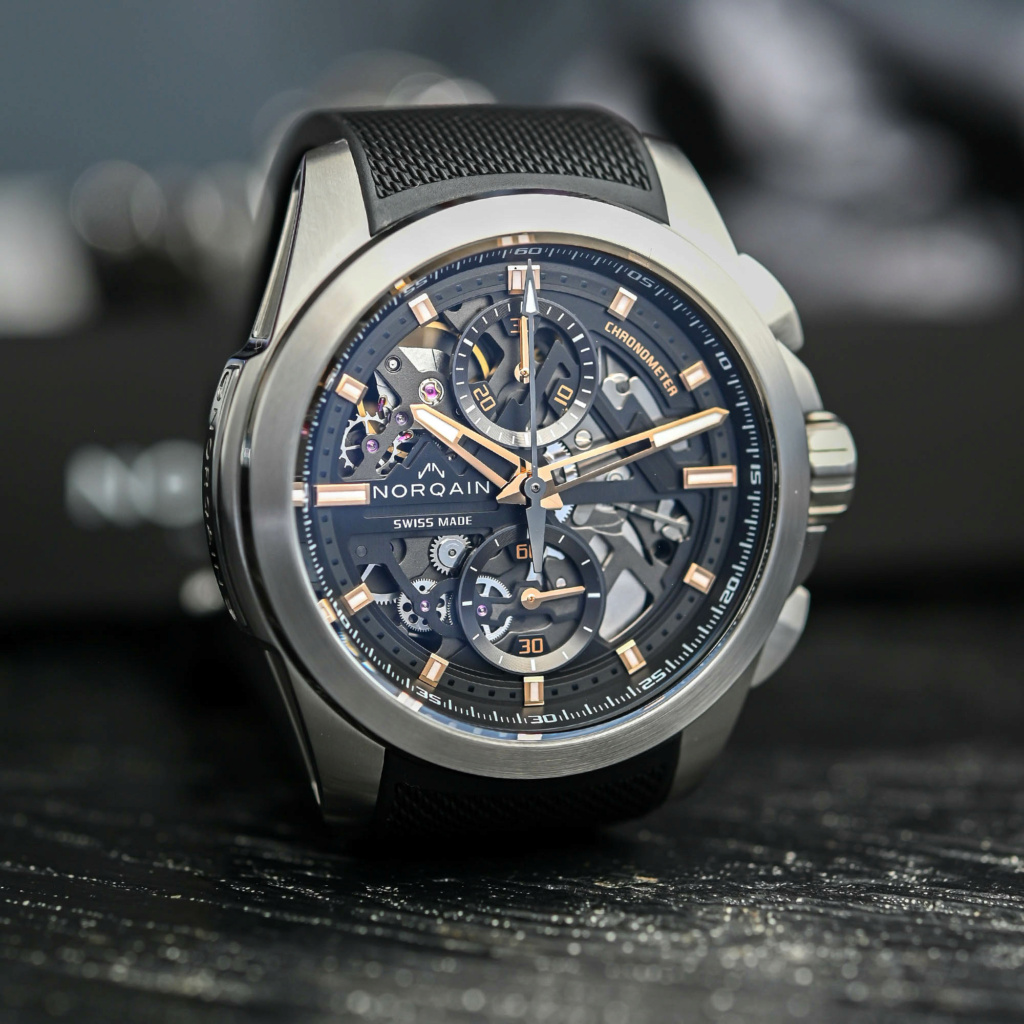 Une NORQAIN exceptionnelle : Independence Chrono Flyback Img_0110