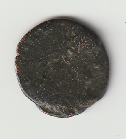 AE3 tipo GLORIA ROMANORVM. Emperador con lábaro y cautivo Img_2385