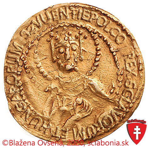Svuentiepolco Rex Sclavorum et Hungarorum, teda Kráľ Starých Slovákov a Maďarov.  Svatop11