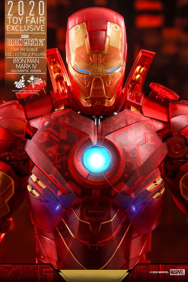 Hot toys Iron Man 2 - 1/6th scale Iron Man Mark IV (Holographic Version) Collectible Figure 83867310
