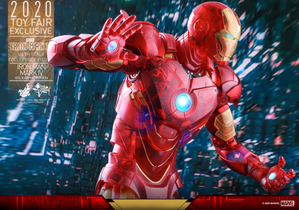 Hot toys Iron Man 2 - 1/6th scale Iron Man Mark IV (Holographic Version) Collectible Figure 83918311