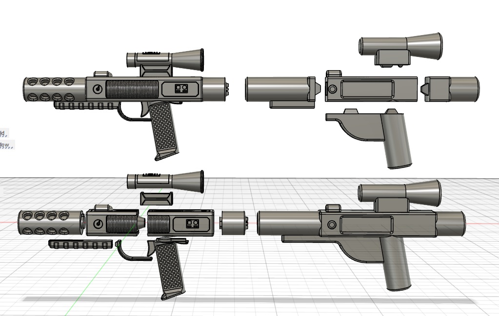 3D printable Star Wars parts and weapons for 1:6 figures (New models added, more updates in future) - Page 2 Lego_b10