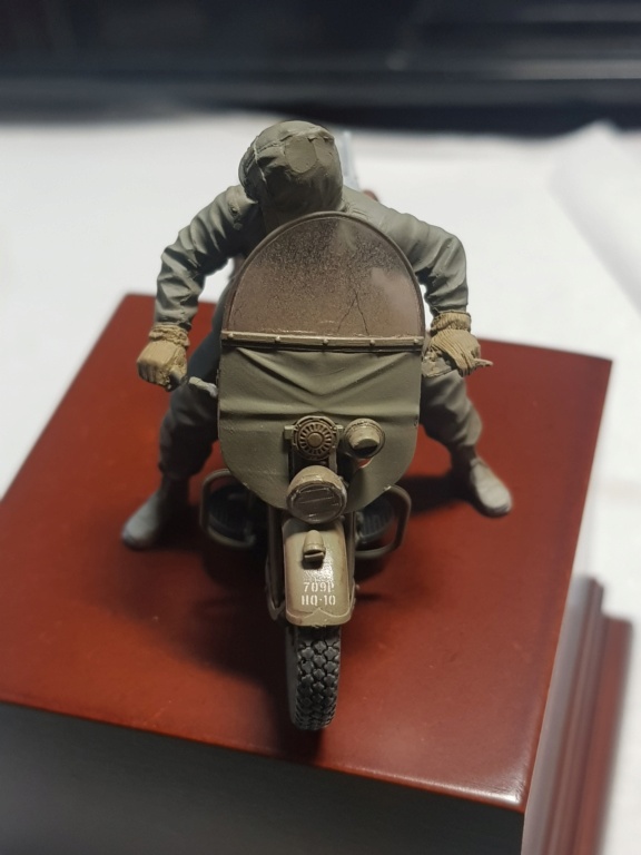 Motard US Deuxième Guerre Mondiale - Moto MiniArt + figurine Mantis - 1/35 20230227