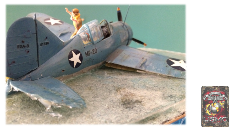 Midway VMF 221 - Brewster BUFFALO - Tamiya 1/48 - Page 4 145