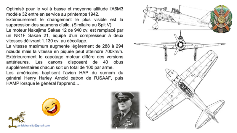 A6M-3 HAMP - Escorte Yamamoto - Eduard 1/48 - Français B392