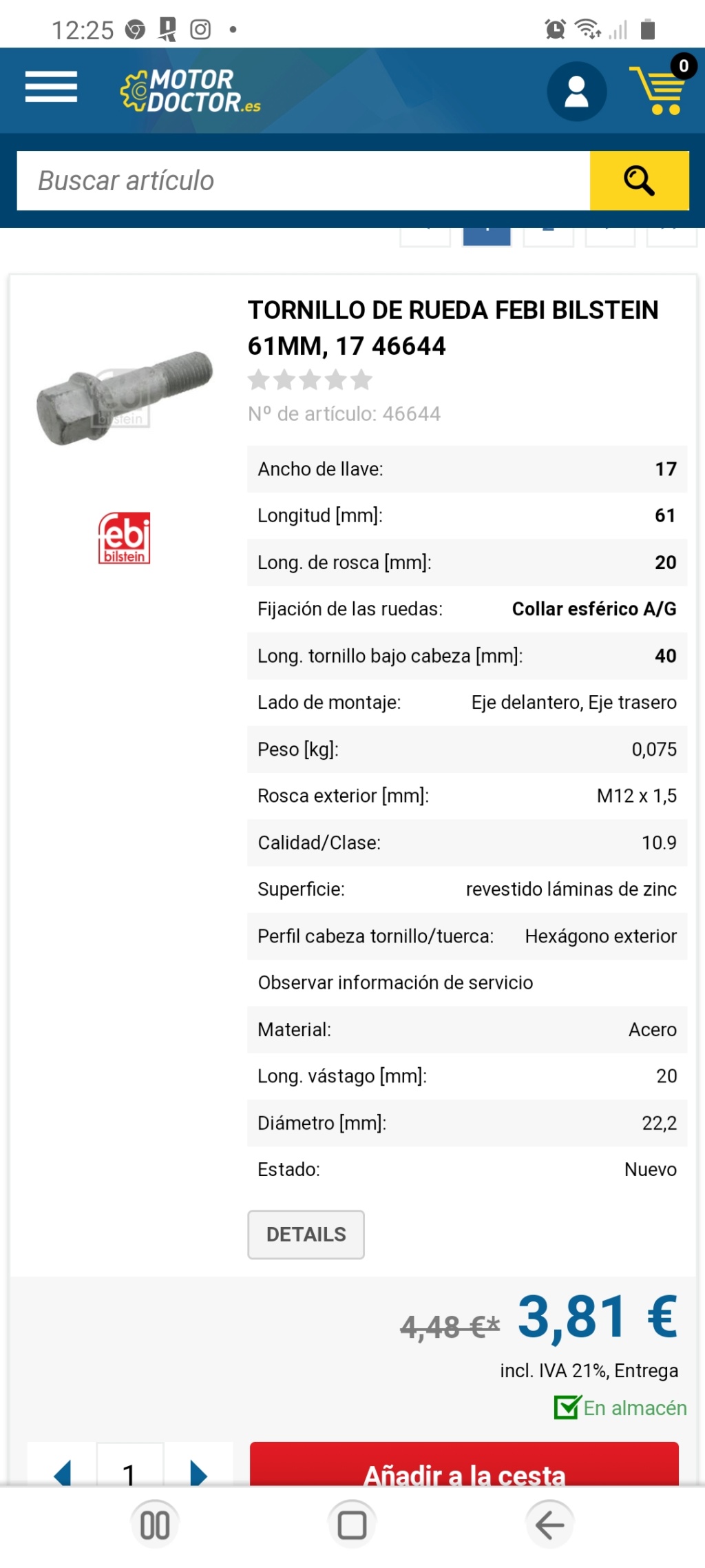 Tornillos rueda Screen10