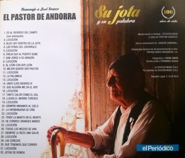 pastor11 - El pastor de Andorra - Su Jota y su palabra. Cien años de vida (2015)
