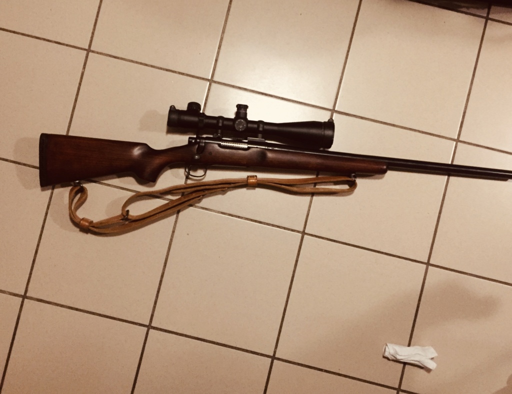 Je ne vous l'avais pas présenté, mon Winchester 70 ? Img_1111