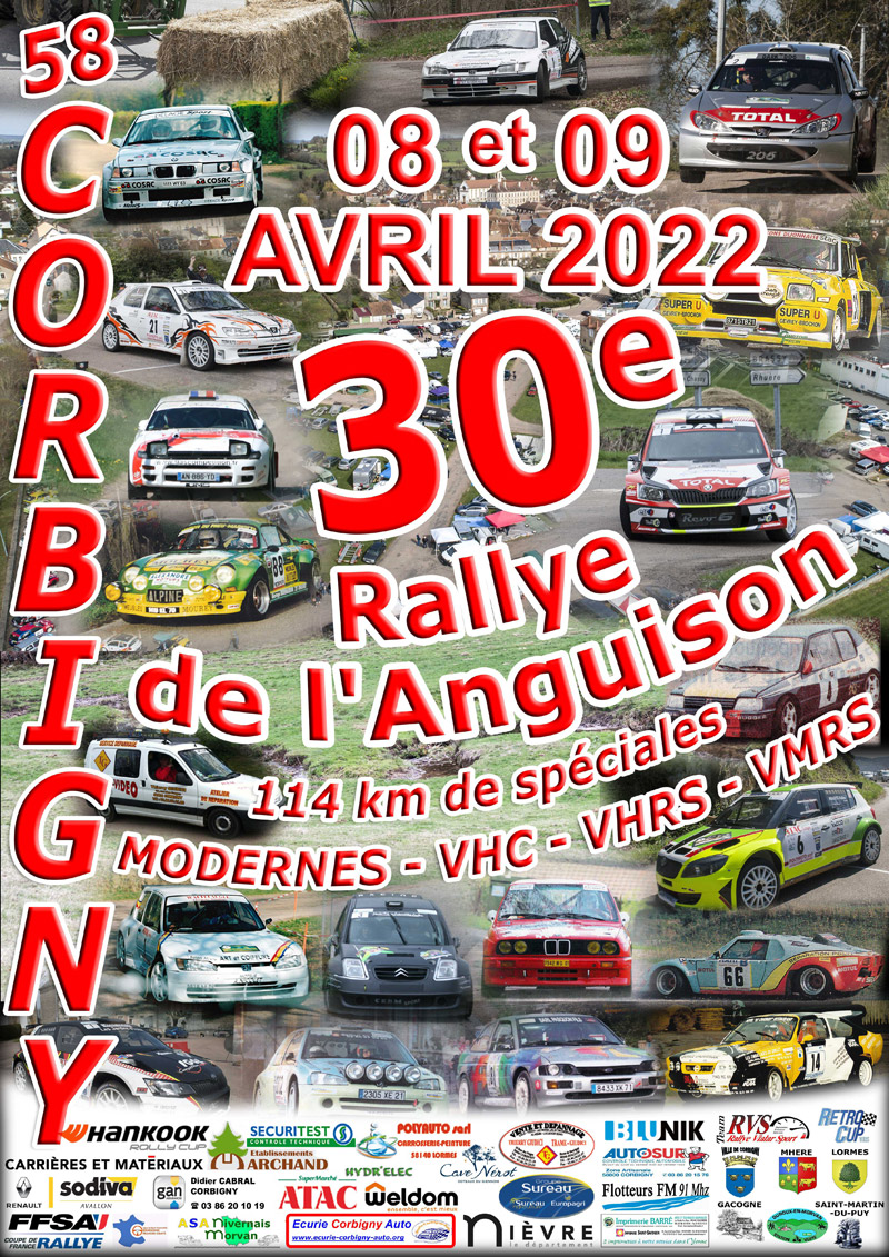 [58] Rallye de l'anguison 2016 à 2023 Affich25
