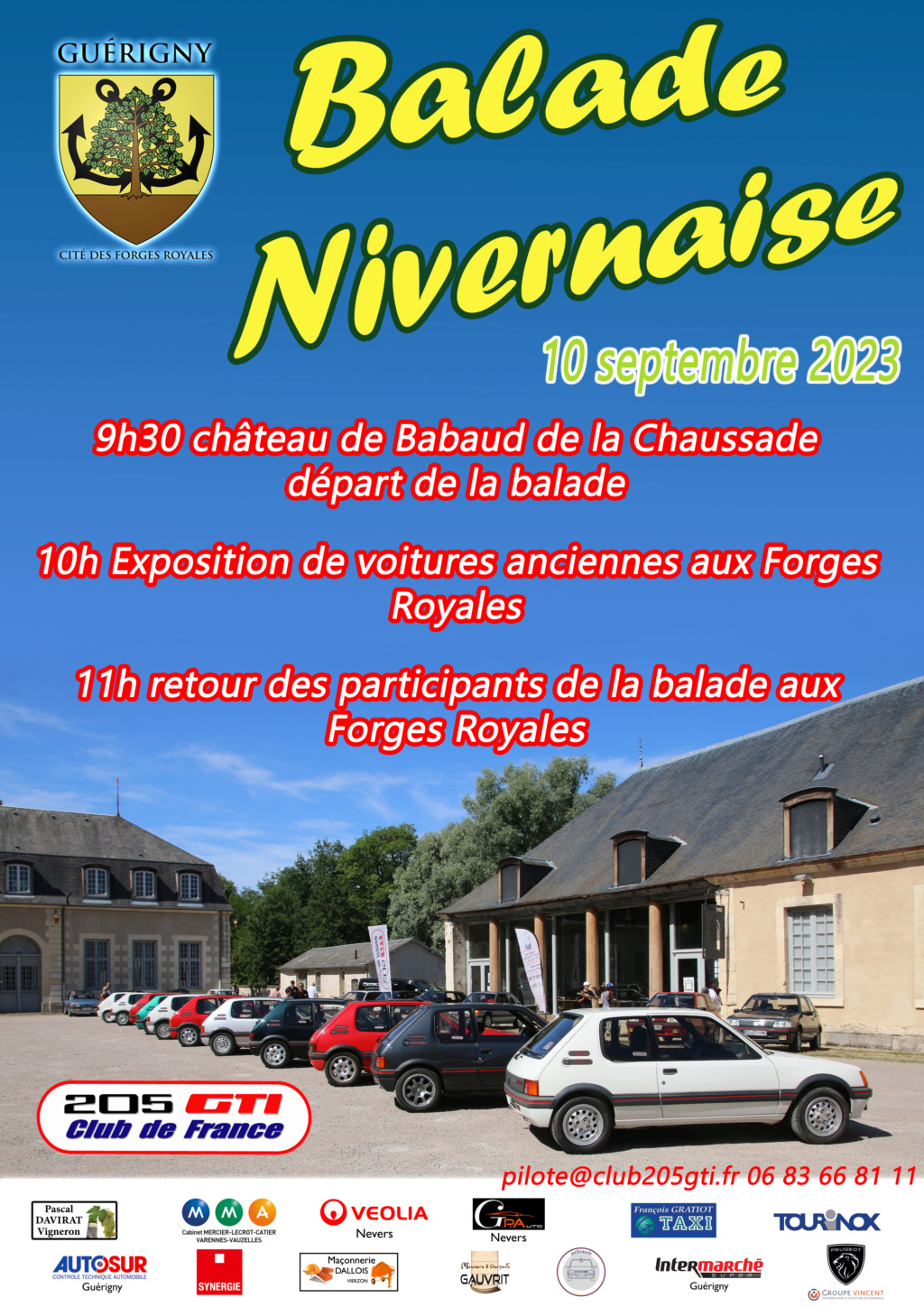 [ 58 ] La Balade Nivernaise -  9 et 10 septembre 2023  Affich37