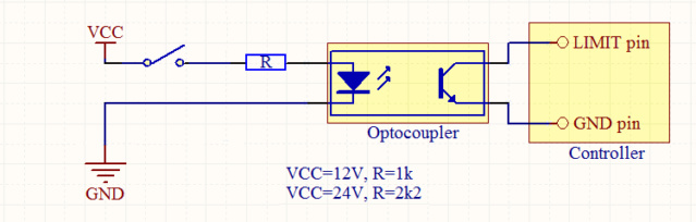 Branchement optocoupleur Switch10