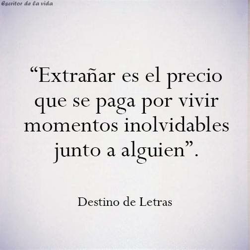 Extrañar es ... 31cfe710