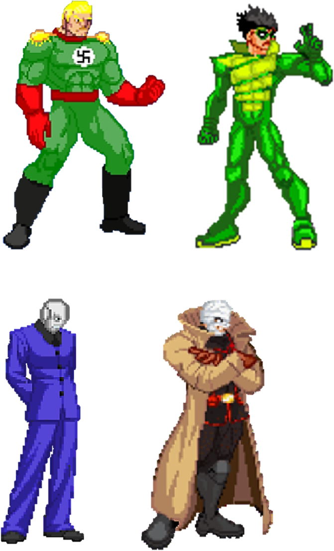 Who created each of these 4 sprites? Temp10
