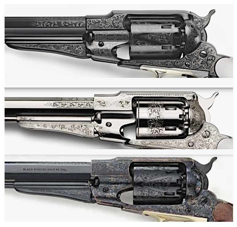 Remington 1858 New Army "Old Silver" - Pietta Captu177