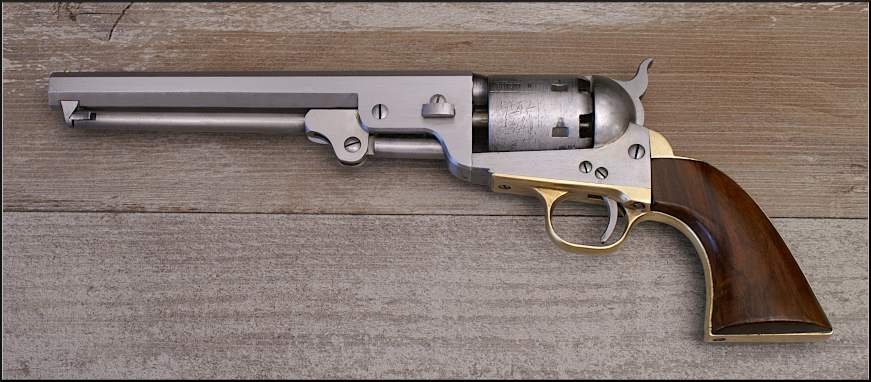 Colt 1851 sheriff à barillet cannelé et anneau de crosse Ss10