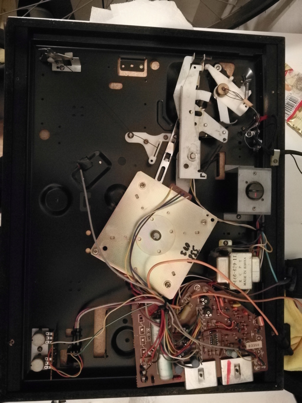 Amplificador restaurado y nuevo plato SONY PS-11W Img_2021