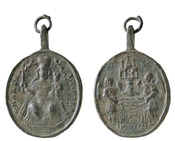 Virgen Milagrosa de Andechs / Reliquias de Andechs (Custodia tres Hostias). S. XVIII Cats610