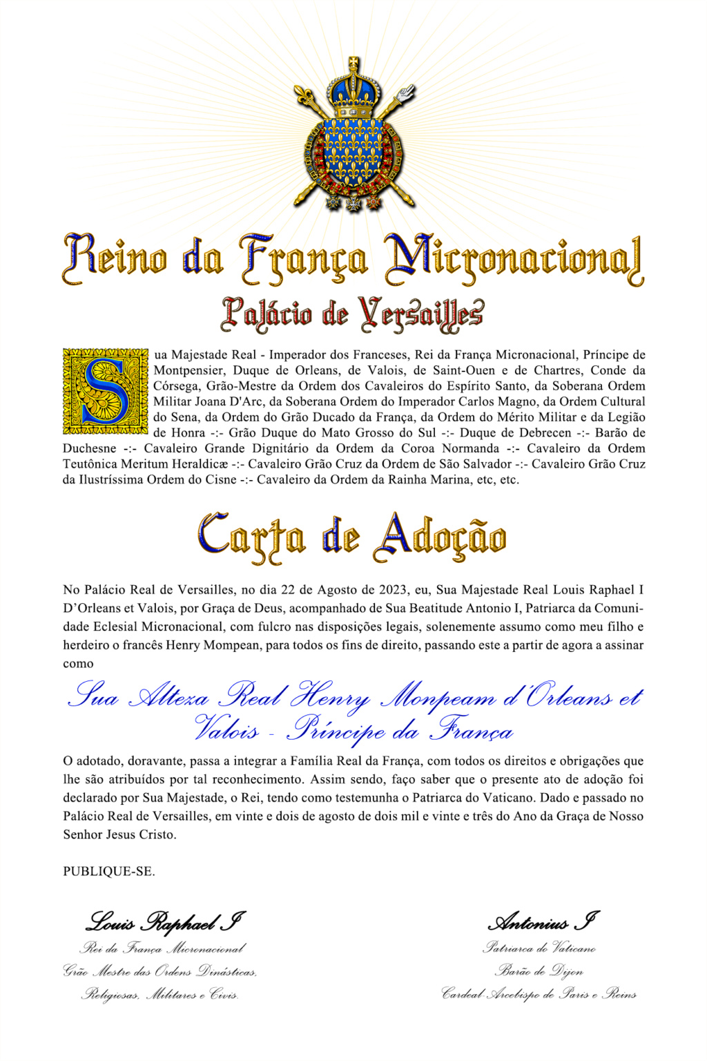 Decreto Real Especial 0004/2023 - Carta de Adoção Diplom12