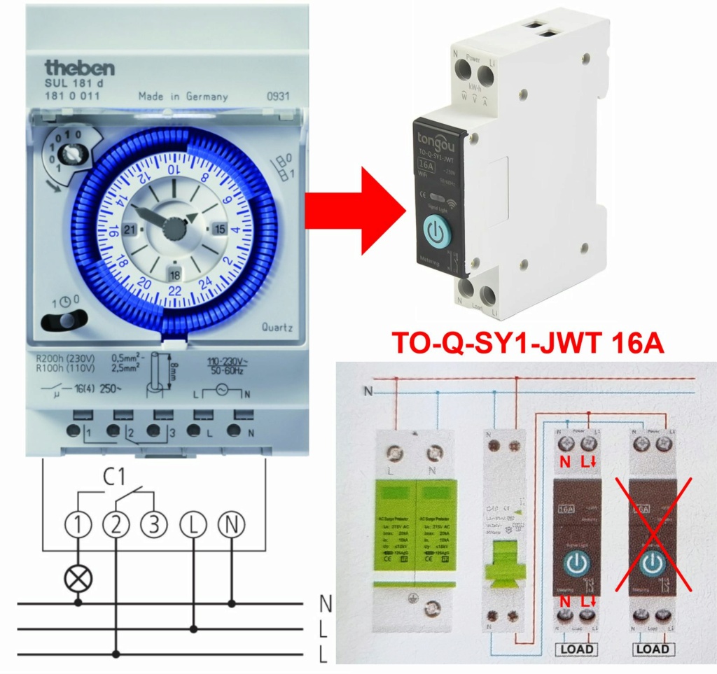 Remplacement horloge coffret par module connecté... HELP!!! 0410