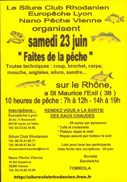 Faites de la pêche le 23 et 24 juin 2007 ! Faites10