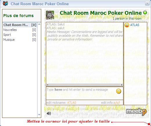 Barre D'outils Maroc Poker Online Chatro10
