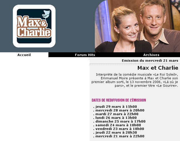 [21.03.07] Max et Charlie - M6 Music Hit - Page 2 Maxetc10