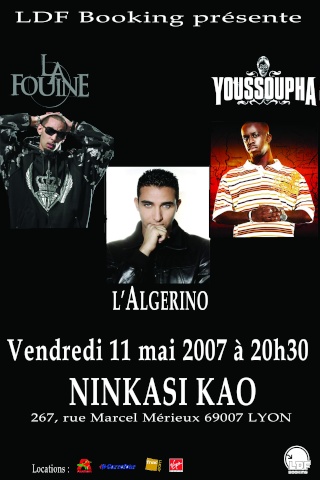 Concert Youssoupha-L'Algérino-La Fouine Flypla12
