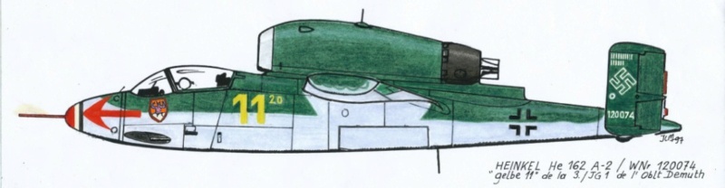 [Frog] Heinkel He 162 A-2, 1972 12007412