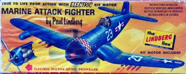 [Lindberg] Vought F4U-5N Corsair, 1/48, No. 301M, ~1960 Vought20