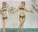 Costume antique romain des femmes Latine10