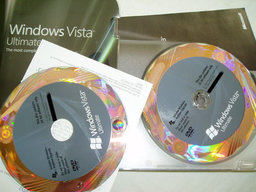 Windows Vista Ultimate Edition retail released P5200010