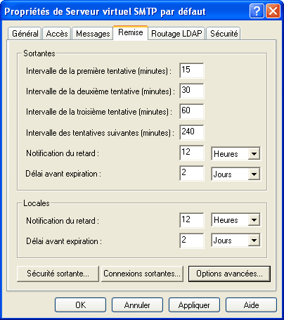 Serveur SMTP sous IIS 612