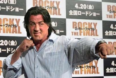 Photos + vidéo de Sly à Tokyo (promo de Rocky The final) R8166810