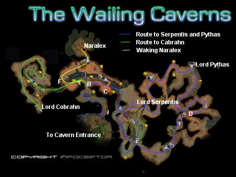 Wailling Caverns Map210