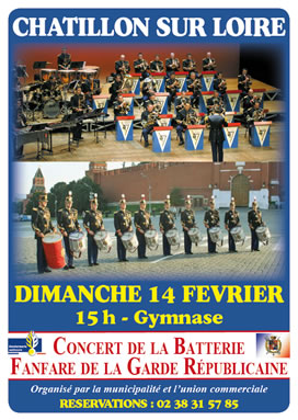 Les tambours et la batterie fanfare de la musique de la garde républicaine à Chatillon sur loire (14/02/2010) Sans_t10