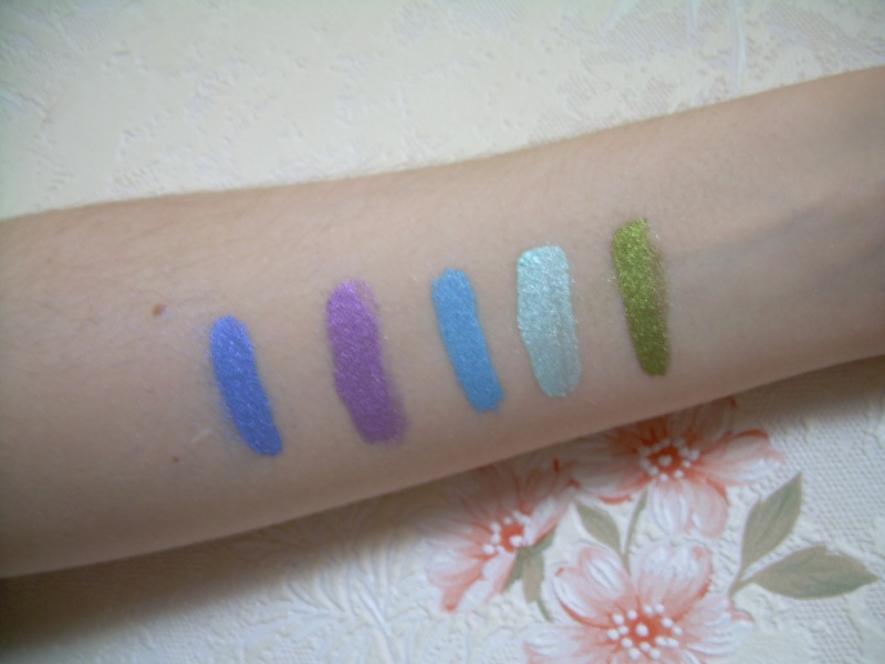 Swatches eye colors Pure Luxe Froid-10