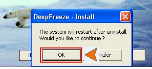 كيف يتم ازالة برنامج deep freeze من الجهاز  بالصور 310
