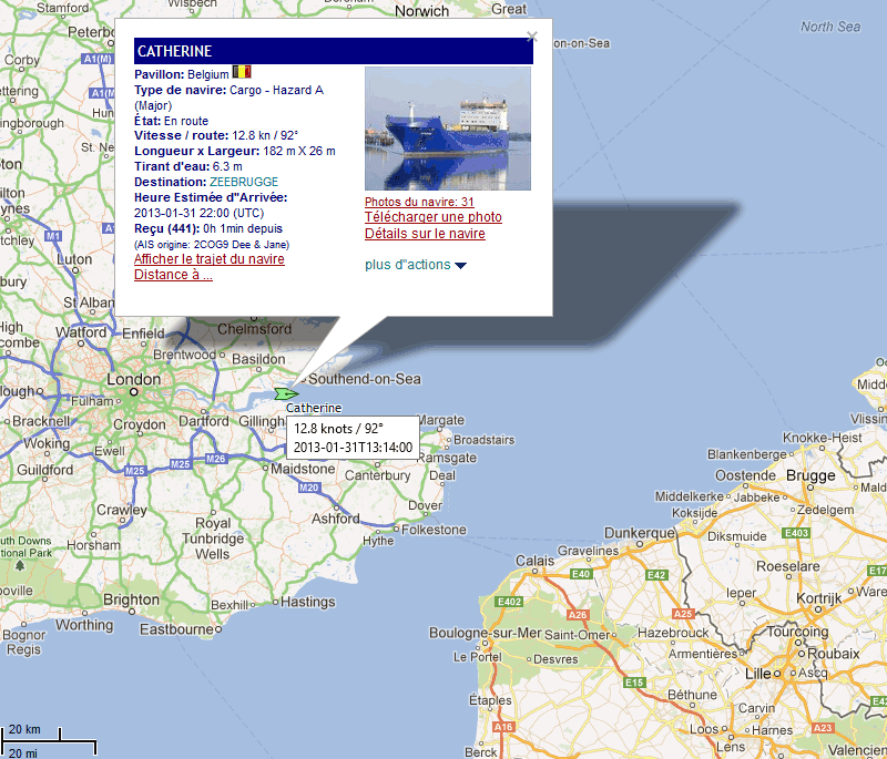 Position des navires de la marine marchande belge - Page 3 31_01_16