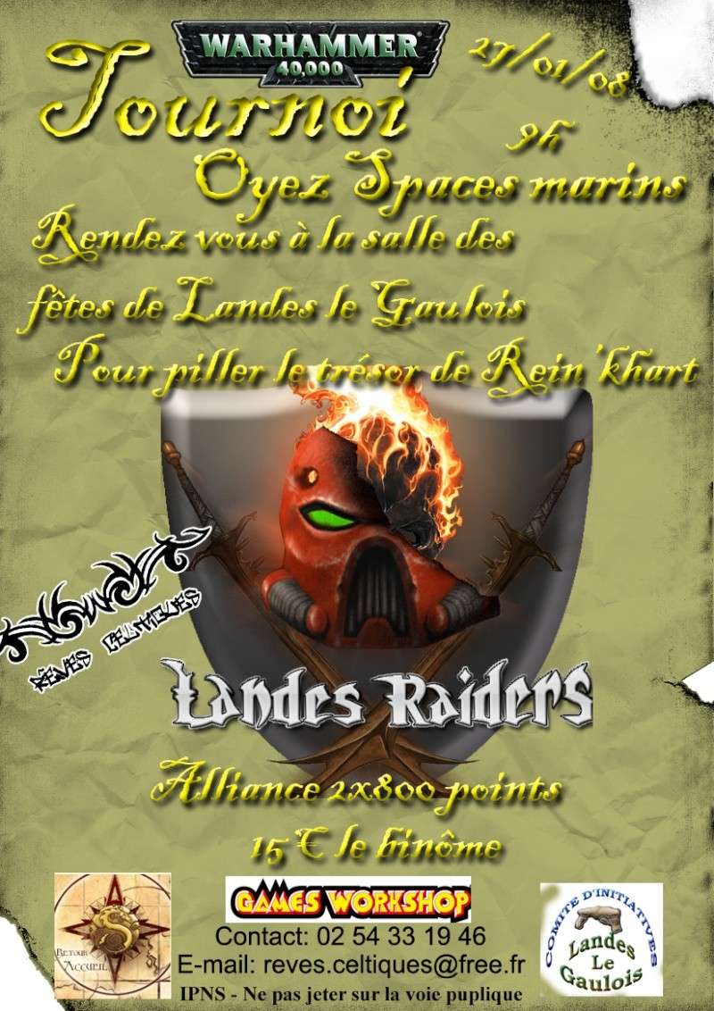 LANDES RAIDERS Affich10