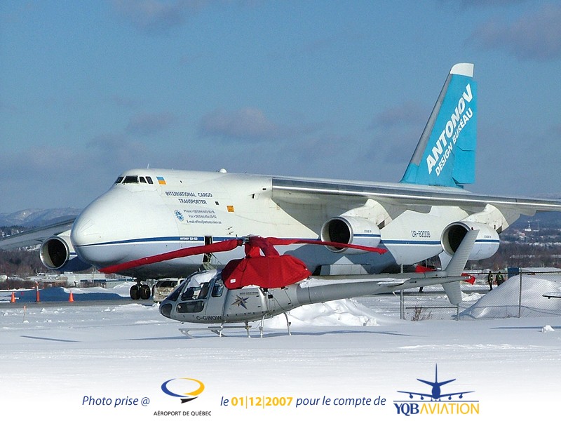 YQB le 01.12.2007 | Antonov 124 611