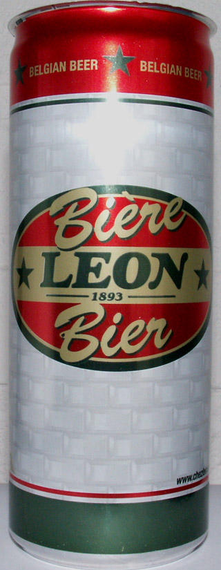 new beercan in Belgium: Leon Bier Belgie10