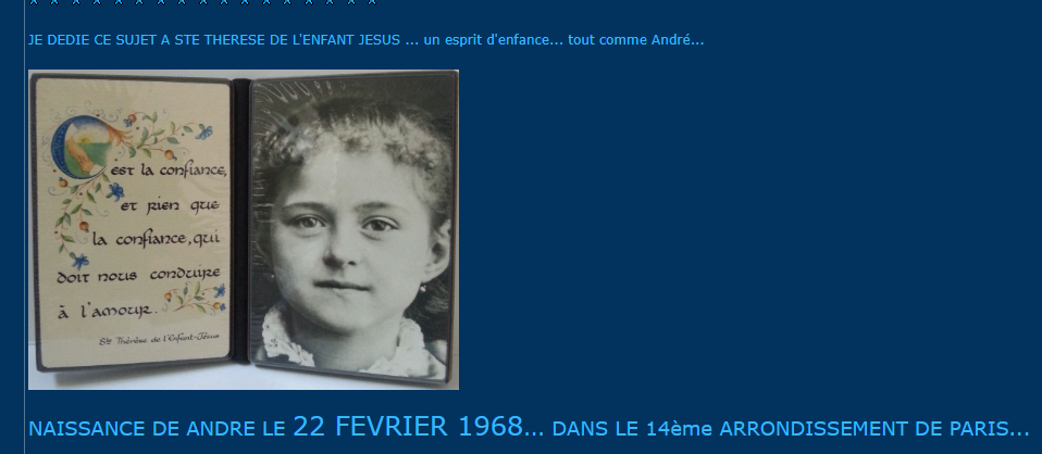 FIN DE LA REPUBLIQUE FRANC MACONNE PAR LE CHOIX DE DIEU - L' ENFANT D'ALZO DI PELLA  - Page 7 Andre12
