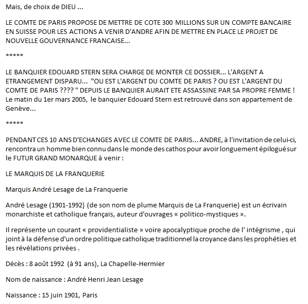 FIN DE LA REPUBLIQUE FRANC MACONNE PAR LE CHOIX DE DIEU - L' ENFANT D'ALZO DI PELLA  - Page 8 Andre_54