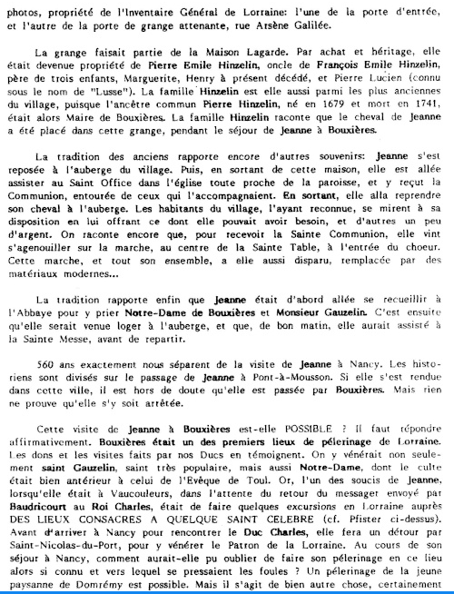 LA VIERGE MARIE A BOUXIERES AUX DAMES AU NORD DE NANCY EN LORRAINE-BERCEAU CAROLINGIENS-CAPETIENS après le FRANKENBOURG - Page 2 Jeanne10